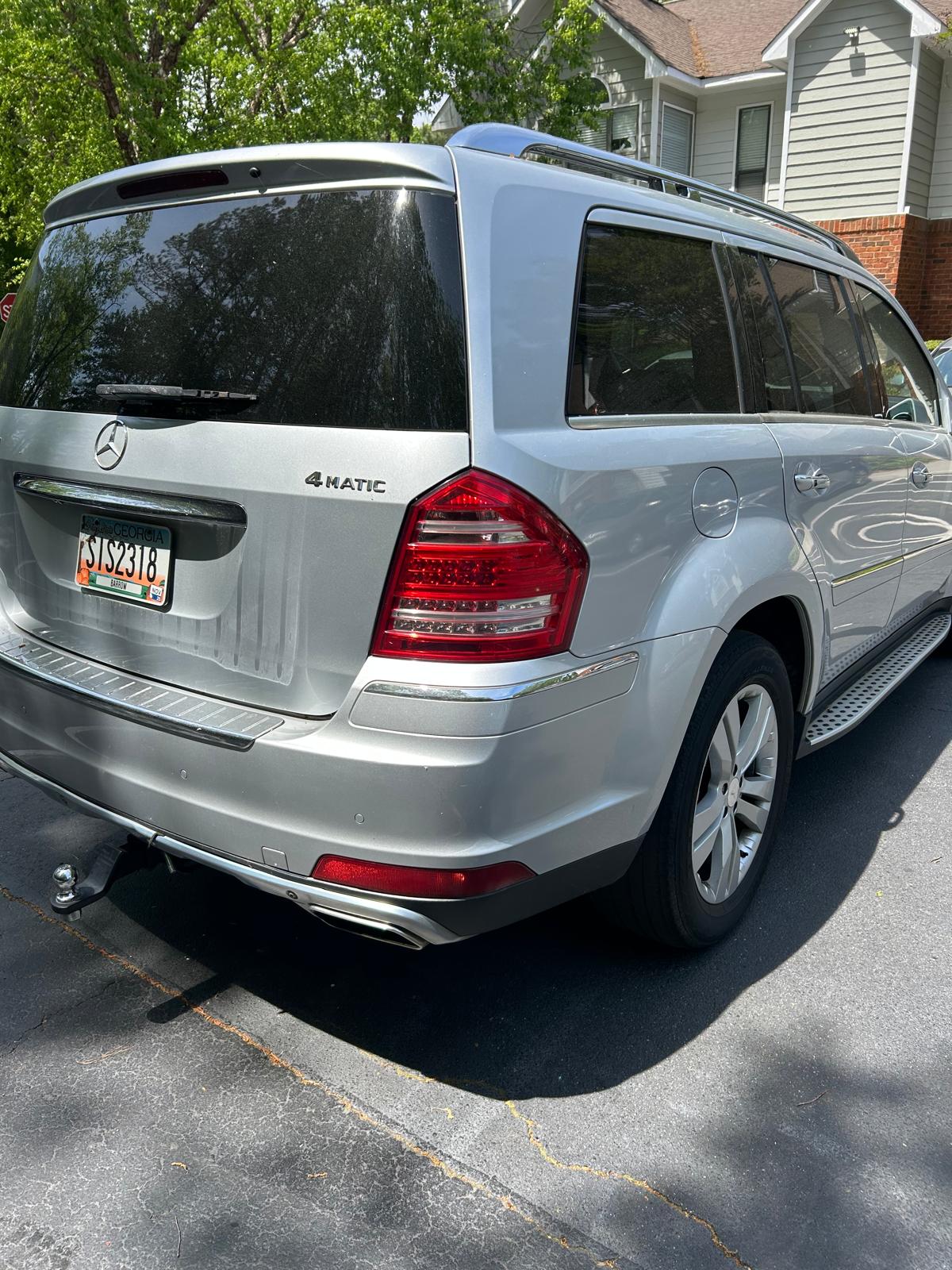 Mercedes GL450 sans plaque