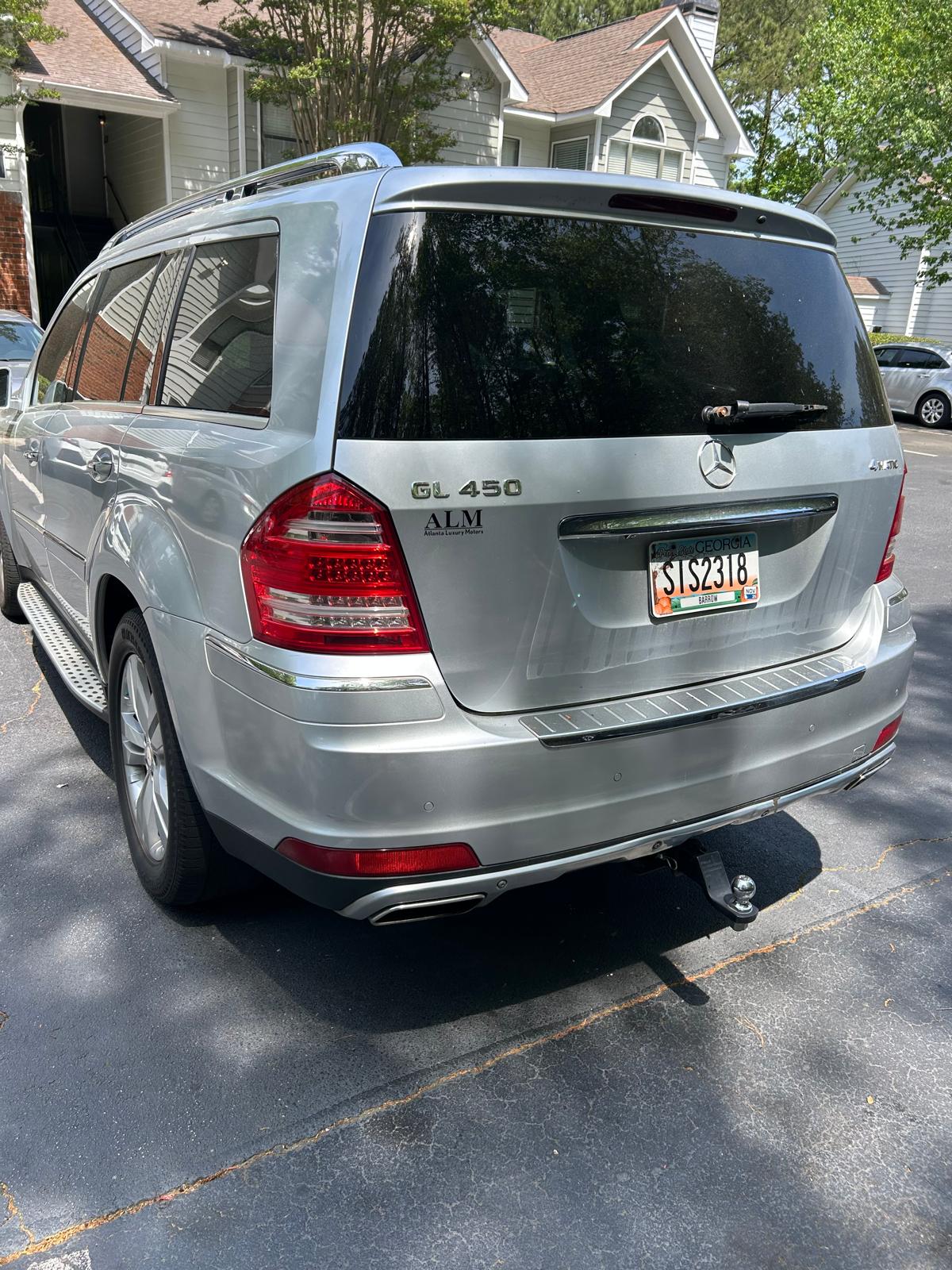 Mercedes GL450 sans plaque